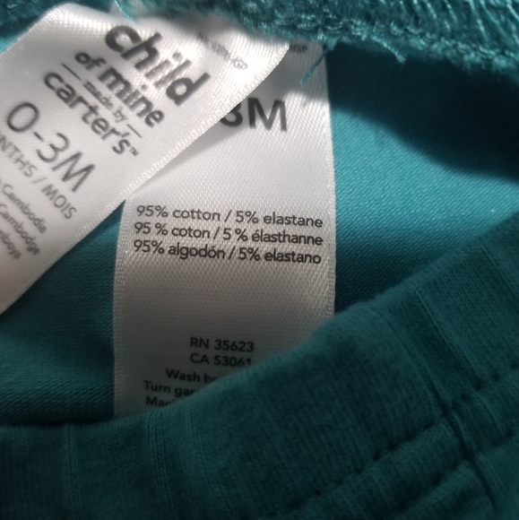 Carter's Shirt and Short Set 0-3M - Picture 9 of 9